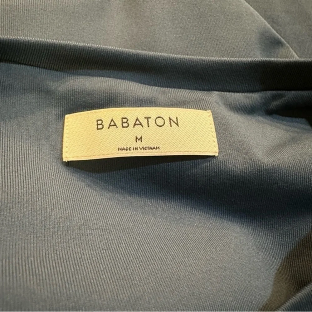 Aritzia Babaton Contour 90s Stretch Tank Bodysuit Teal Sleeveless Medium - Picture 7 of 8